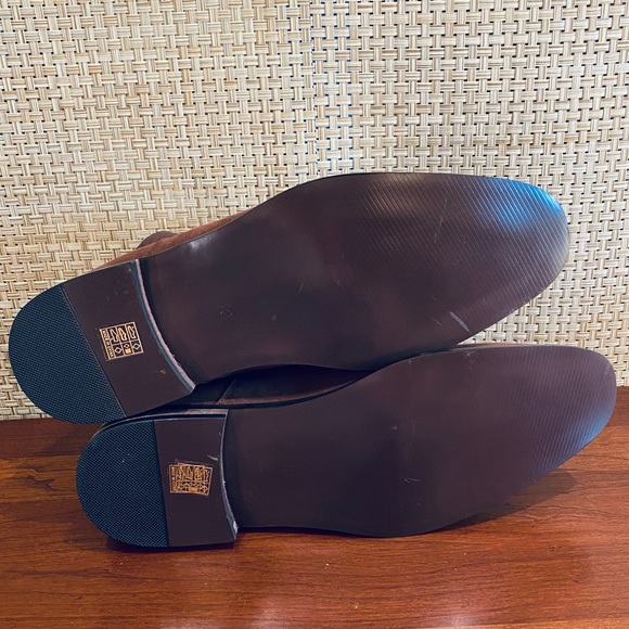 🌟HP🌟NWOT Samuel Brown Faux Suede Chelsea Boots by Harrison Myles 13 - Picture 12 of 14